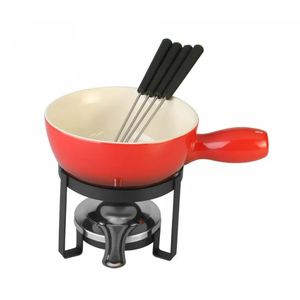 Aparelho de Fondue para Queijo 8 Peças de Cerâmica - Lyor
