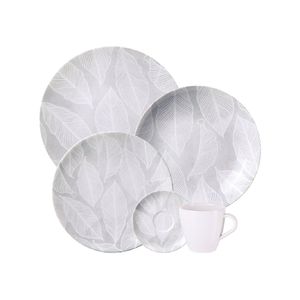 Aparelho de Jantar Arbo 20 Peças em Porcelana Decorada - Tramontina