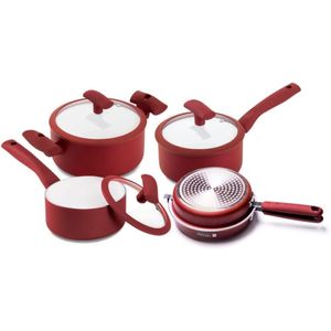 Conjunto de Panelas Soft Touch 4 Peças Indução Antiaderente - Hercules