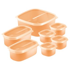 Conjunto de Potes Mix Color 7 Peças - Tramontina