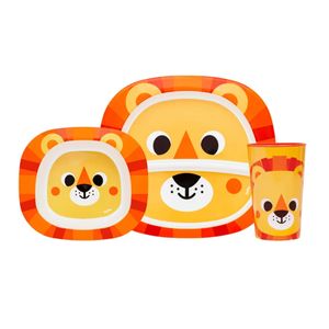 Kit Refeição Zoo Leão 3 Peças (6M+) - Buba