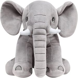 Almofada Elefantinho de Pelúcia 30cm - Buba