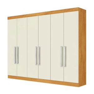 Guarda Roupa Alba Casal 6 Portas MDF - Europa Móveis