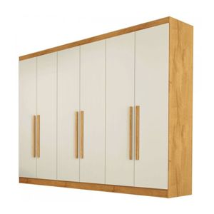 Guarda Roupa Oslo de Casal 6 Portas MDF - Europa Móveis