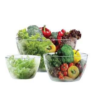 Conjunto Bowls Tropical 3 Peças Gourmet de Vidro - Ruvolo