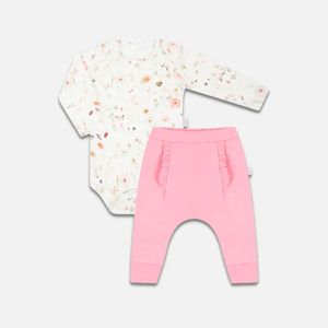 Conjunto Body Longo com Calça Saruel GG Blossom - Hug