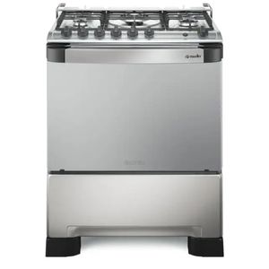 Fogão a Gás 5 Bocas 98 Litros Tripla Chama Inox Bivolt - Mueller
