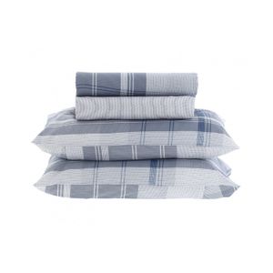 Jogo de Cama 4 Peças Queen Kew New Innovi 180 Fios - Kacyumara