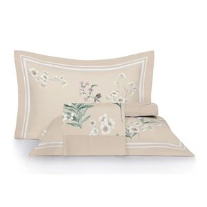 Jogo de Cama King 4 Peças Édem Cetim 300 Fios - Altenburg