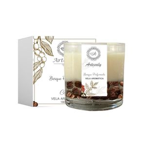 Vela Aromática Bosque Perfumado Coffee - Artesaly