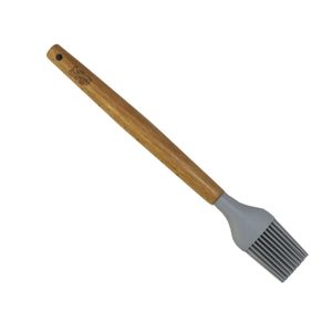 Pincel Culinário Cucina 27cm Silicone com Cabo de Madeira - Fracalanza
