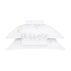 Jogo de Cama 4 Peças King Hedera 100% Algodão Penteado - Buddemeyer