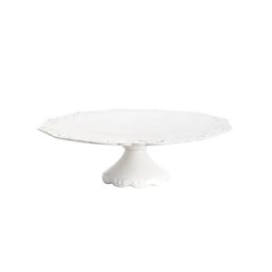 Prato para Bolo em Porcelana Alto Relevo - Wolff