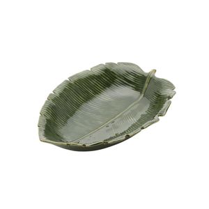 Folha Decorativa de Cerâmica Banana Leaf 30cm - Lyor