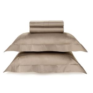 Jogo de Cama 4 Peças Queen 100% Algodão Egípcio 300 Fios Vernazza - Trussardi