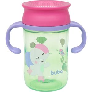 Copo de Treinamento 360° Bubazoo Elefante 300ml (12m+) - Buba