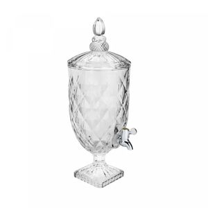 Suqueira Dispenser Diamond 4,7 Litros em Cristal Ecológico - Lyor