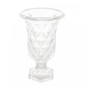 Vaso Decorativo Diamond de Vidro - Lyor