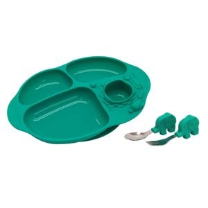 Kit para Alimentação com 4 Divisórias Elefante Ollie - Marcus & Marcus