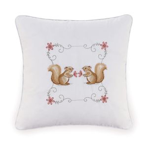 Almofada Infantil Amici Bordada 100% Algodão - Trussardi