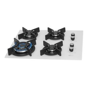 Cooktop a Gás 4 Bocas Tripla Chama Infinity Mesa Vidro Bivolt - Fischer