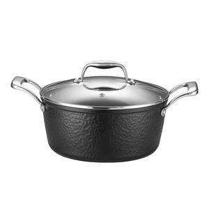 Caçarola Gourmet Martelado em Alumínio com Revestimento 28cm 6,9L - Oxford