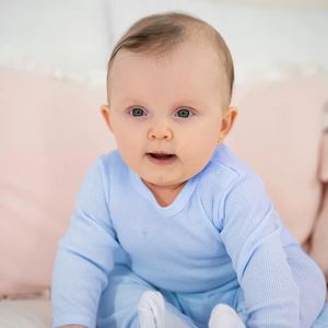 Conjunto Pijama M Body Longo Com Calça Canelada 100% Algodão - Hug