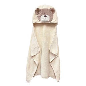 Toalha de Banho Infantil Baby com Capuz de Urso - Laço Bebê