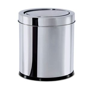 Lixeira Com Tampa Basculante Inox Decorline 5,4 Litros - Brinox