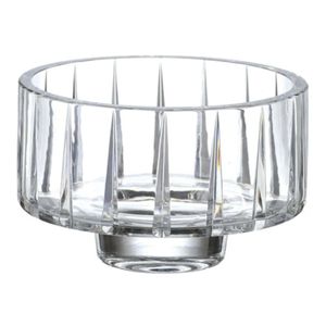 Centro de Mesa Com Pé Em Cristal Ecológico Oliva - Full Fit