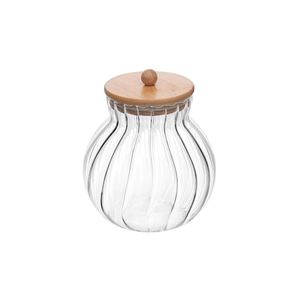 Porta Mantimentos Com Tampa de Bambu 450ml Classic - Wolff