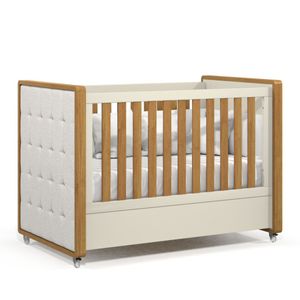 Berço Tutto 100% MDF Grade Fixa Laqueado - Matic