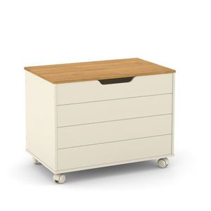 Baú Multifuncional Toy Para Quarto Infantil 100% MDF - Matic