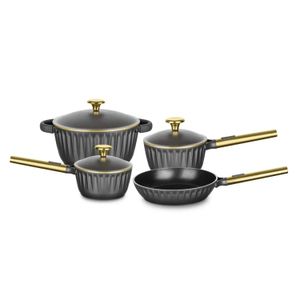 Jogo de Panelas 4 Peças Concept Gold Aluminio Injetado - MTA