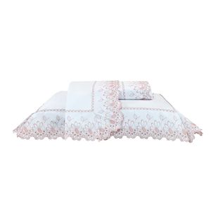 Jogo de Cama Queen 4 Peças 100% Algodão 200 Fios Lumiére Garden - Marken Fassi