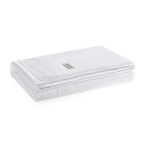Toalha Banhão Aveludada Com Barra Borgia 100% Algodão - Trussardi