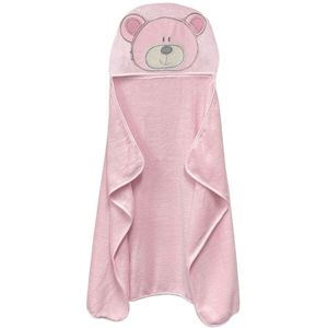 Toalha de Banho Infantil Baby com Capuz de Urso - Laço Bebê