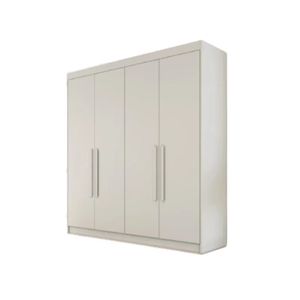 Guarda Roupa Casal 4 Portas 3 Gavetas Nantes 100% MDF - Europa Móveis