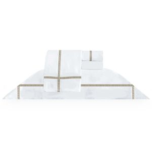 Jogo de Cama King 4 Peças 100% Algodão 300 Fios Nattura - Marken Fassi