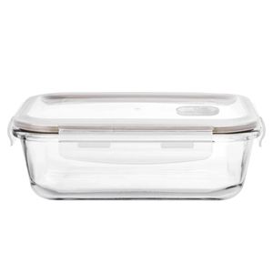 Pote Hermético Retangular 1040ml Borda Em Silicone - Dynasty