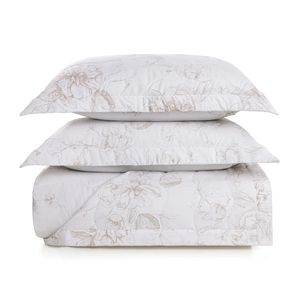 Jogo de Colcha King 3 Peças 100% Algodão Cetim 300 Fios Madonnari - Trussardi