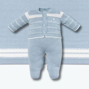 Saída Maternidade RN 2 Peças Em Tricot 100% Poliéster - Hug