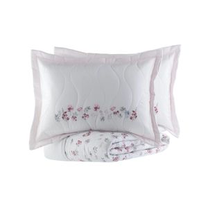 Cobreleito 3 Peças King 100% Algodão Egípcio Satinée Lydie - Kacyumara