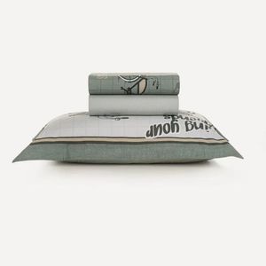 Jogo de Cama Infantil Bike 3 Peças Solteiro 200 Fios 100% Algodão - Karsten